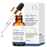 5% Vitamin B5 and Hyaluronic Acid Serum For Face, Hydrating Skin Care Serum,Moisturizing Facial Serum for Dry Skin, Smooth Dull Skin, Niacinamide Skincare Serum for Glowing the Skin, 30ML